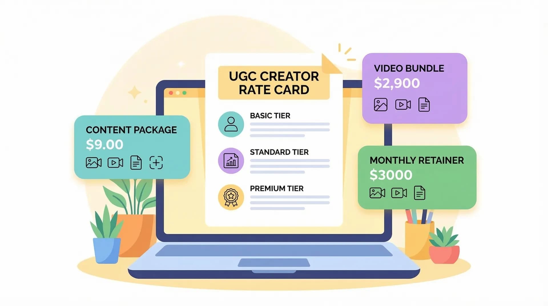 How to build a UGC rate card that wins brand deals