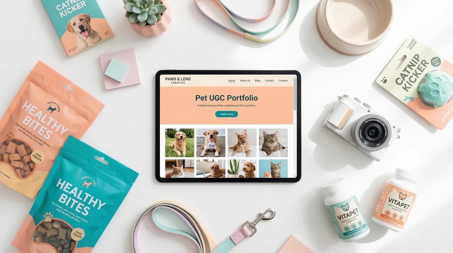 How to build a pet UGC portfolio and land animal brand deals