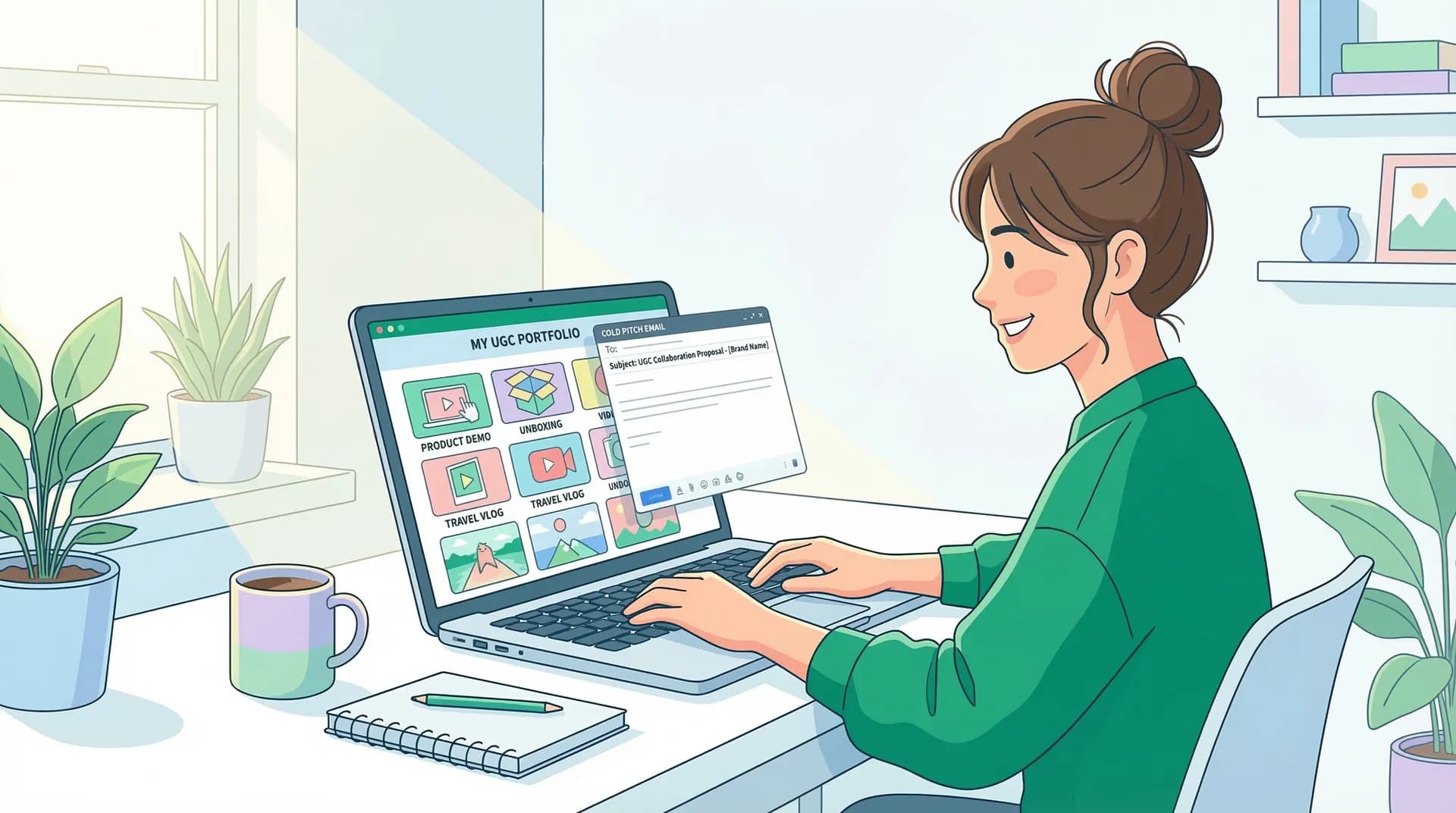 How to pitch brands as a UGC creator: email templates